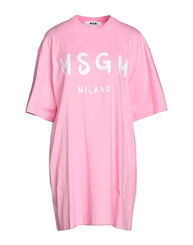 MSGM Short dress Pink 100% Cotton
