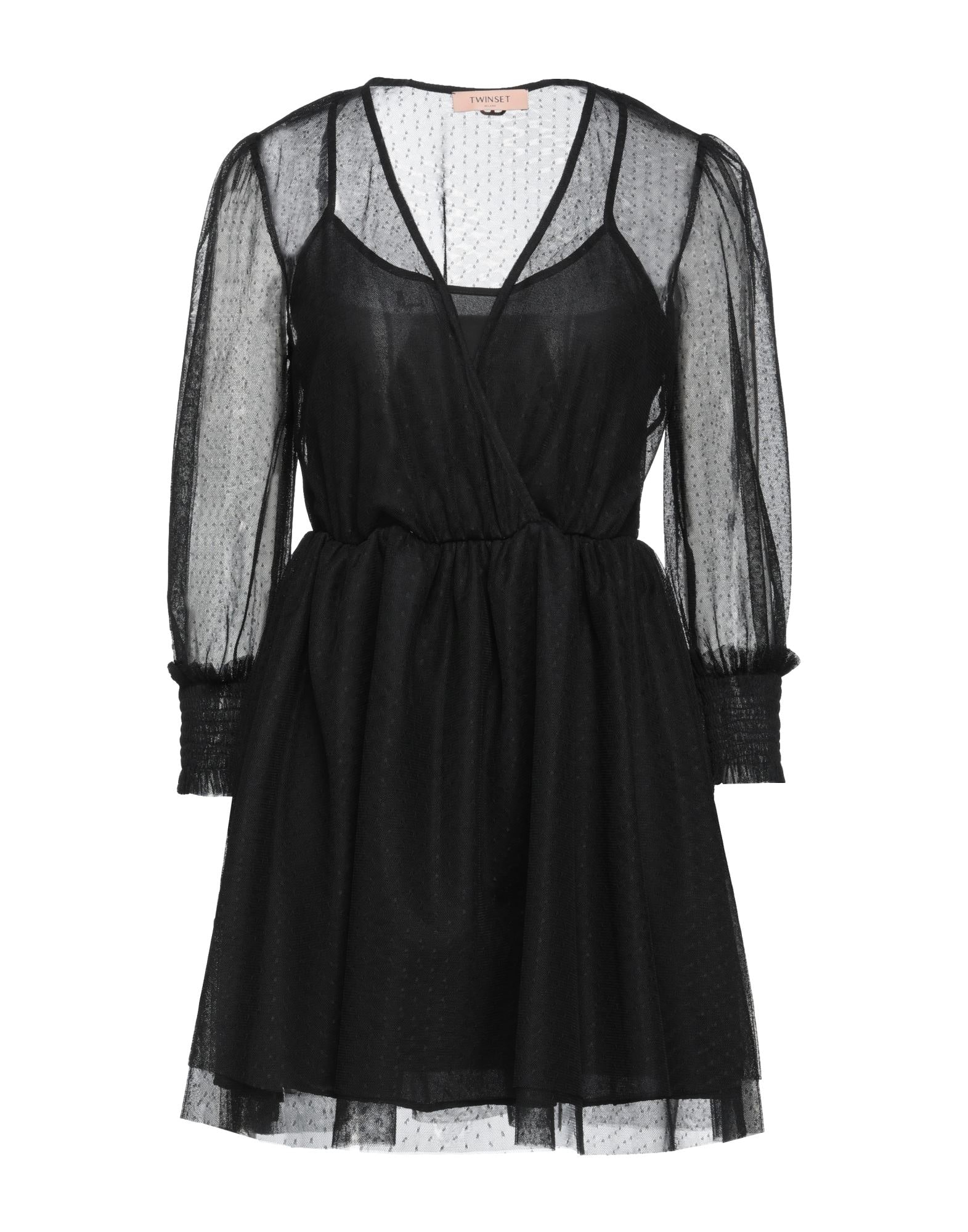 Maje ミニワンピース 38 MAJE ワンピース＆ドレス | ミニワンピース・ドレス ブラック