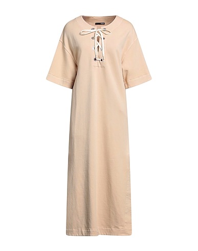 .TESSA Midi dress Beige 100% Cotton