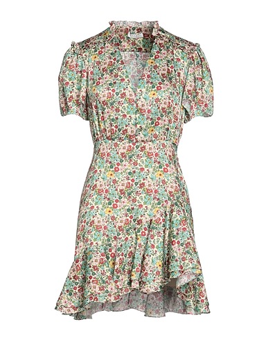 SANDRO Short dress Beige 100% Polyester