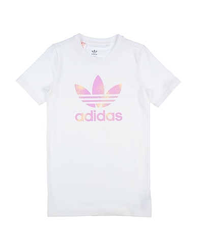ADIDAS ORIGINALS Dress TEE DRESS White 93% Cotton, 7% Elastane