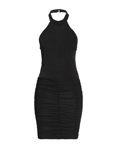 MARC ELLIS Short dress Black 96% Polyester, 4% Elastic fibres