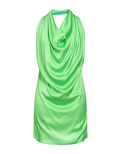 VICOLO Short dress Light green 100% Viscose
