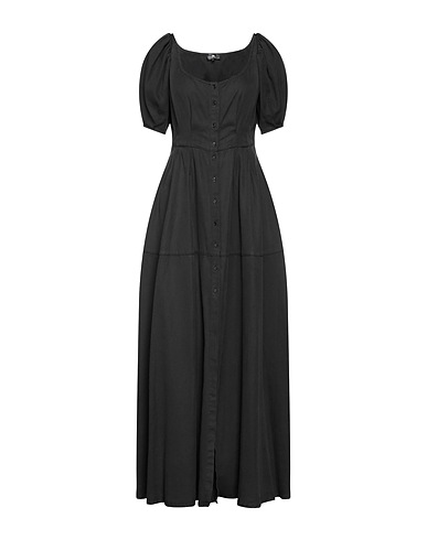ELISABETTA FRANCHI Long dress Black 100% Lyocell