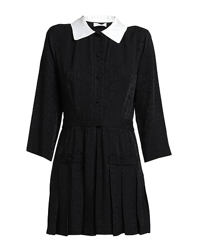 SANDRO Jumpsuits and Dungarees Black 100% Viscose, Linen, Silk