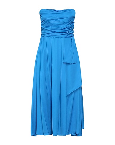 VICOLO Vestito midi Azzurro 100% Viscosa
