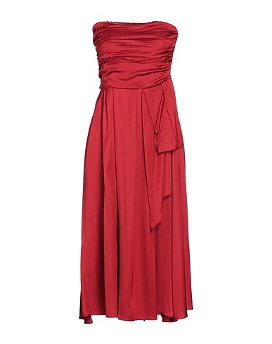 VICOLO Midi dress Burgundy 100% Viscose