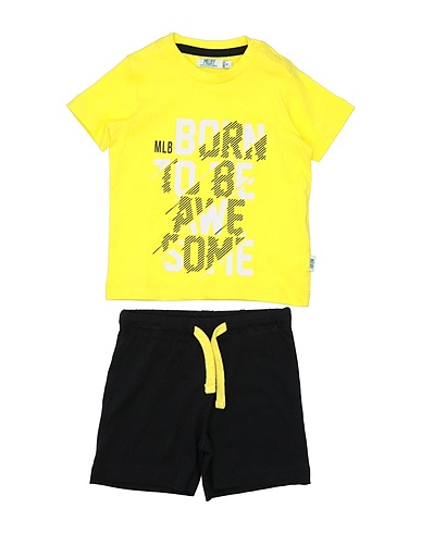 MELBY Outfits Yellow 100% Cotton