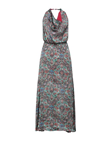 SOUVENIR Long dress Green 100% Polyester