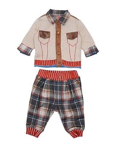 AMORE IS ME! Completo Baby  Khaki 96% Viscosa, 4% Elastan, Cotone