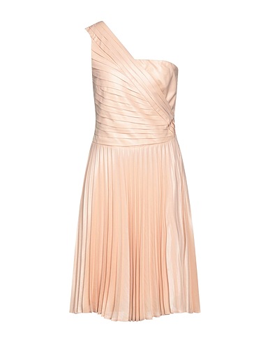 MARC ELLIS Midi-Kleid Hellrosa 50% Polyester, 50% Viskose