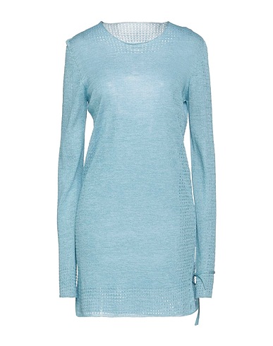 CIRCUS HOTEL Short dress Sky blue 70% Viscose, 30% Polyester