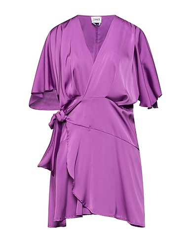 BERNA Vestito corto Viola 100% Poliestere