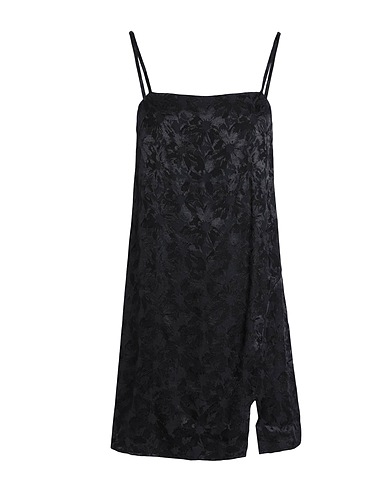 TOPSHOP Short dress Black 56% Viscose, 44% Polyester