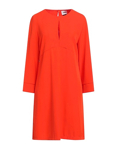 BERNA Short dress Orange 95% Polyester, 5% Elastane