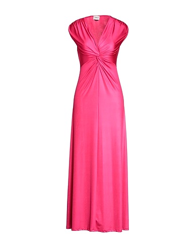 BERNA Long dress Fuchsia 92% Polyester, 8% Elastane