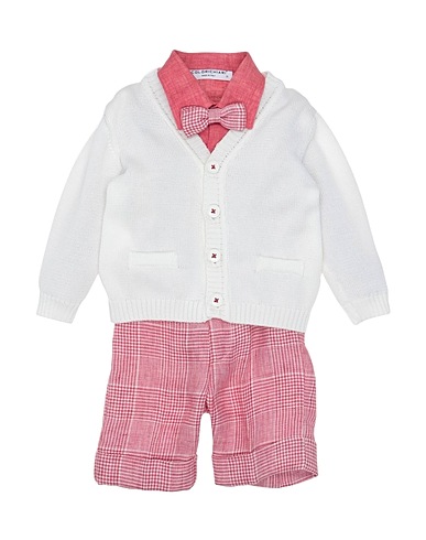COLORICHIARI Outfits Brick red 100% Linen, Cotton