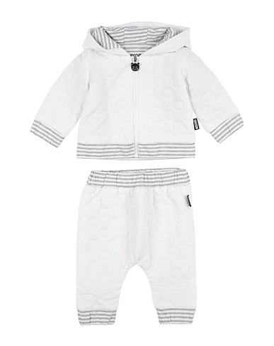 MOSCHINO BABY Completo Baby  Bianco 100% Cotone, Poliestere