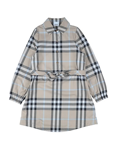 BURBERRY Dress Beige 95% Cotton, 5% Elastane
