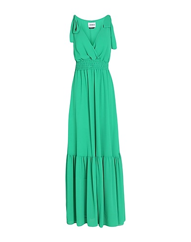 BERNA Vestito lungo Verde 100% Poliestere