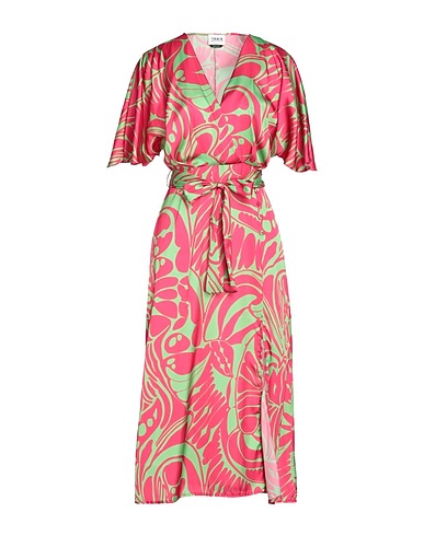 BERNA Midi dress Green 100% Polyester