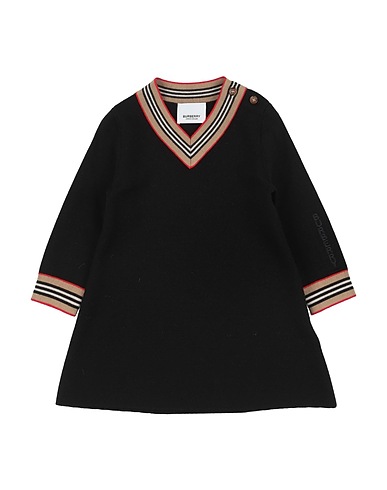 BURBERRY Baby dress 93% Wool, 6% Polyamide, 1% Elastane