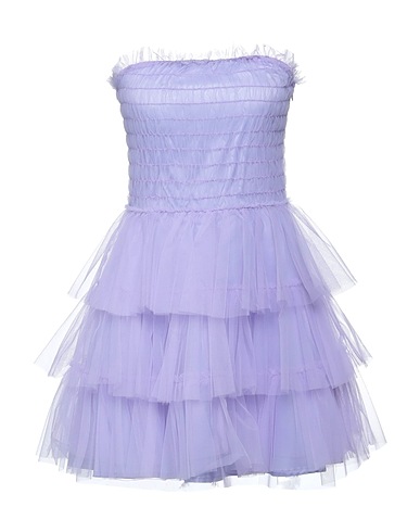 SOUVENIR Kurzes Kleid Violett 100% Polyamid