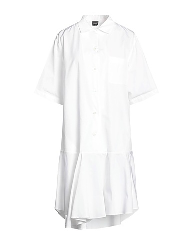 ASPESI Shirt dress White 100% Cotton