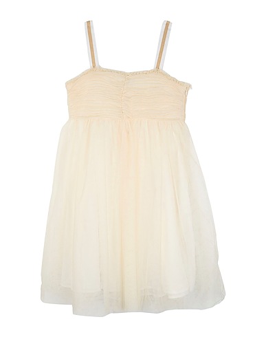 TWINSET Dress Beige 100% Polyester