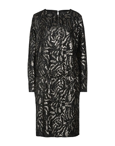 LES COPAINS Midi dress Black 100% Polyester
