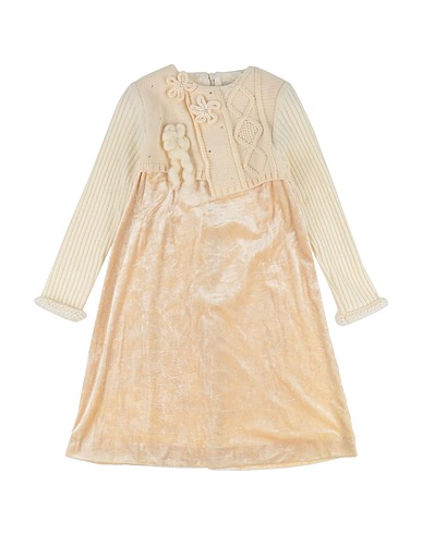 MELOGRANO Dress Ivory 80% Viscose, 20% Silk