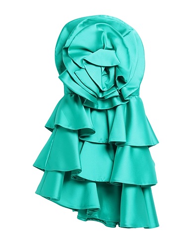 SIMONA CORSELLINI Vestito corto Verde smeraldo 100% Poliestere