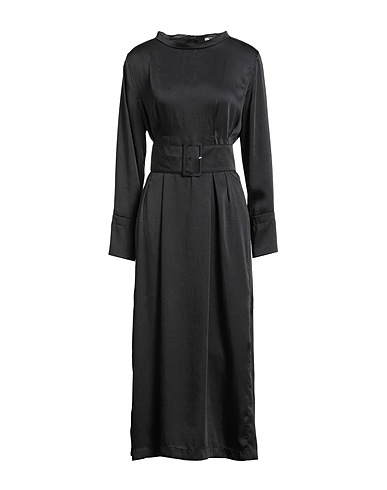 JUCCA Midi dress Black 100% Polyester