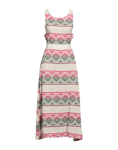 VANESSA SCOTT Vestito estivo Fucsia 90% Cotone, 8% Poliestere, 2% Altre Fibre