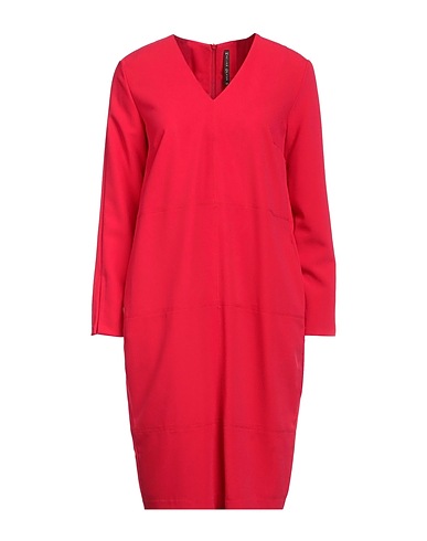 MANILA GRACE Short dress Red 75% Polyester, 23% Viscose, 2% Elastane