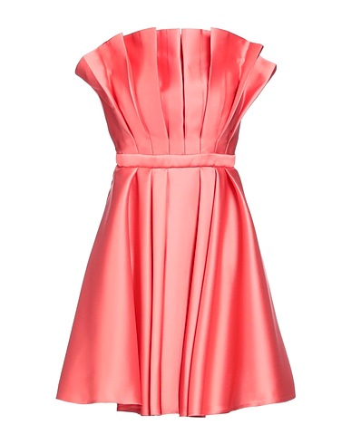SIMONA CORSELLINI Short dress Coral 100% Polyester