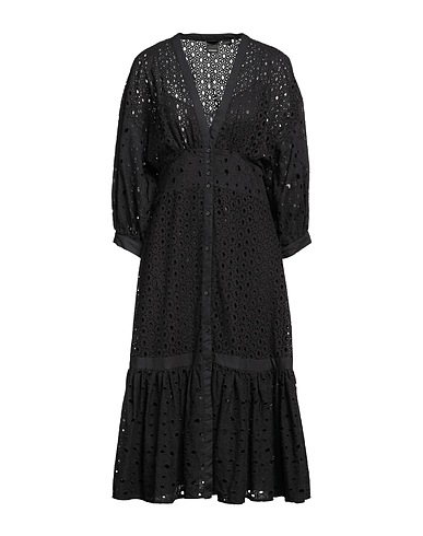 PINKO Midi dress Black 100% Cotton