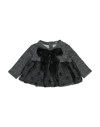 U+É Vestido para bebé  Black 80% Cotton, 20% Polyester