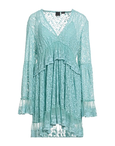 PINKO Short dress Turquoise 55% Cotton, 45% Viscose