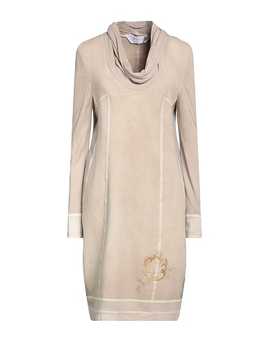 ELISA CAVALETTI by DANIELA DALLAVALLE Short dress Beige 92% Cotton, 8% Elastane, Viscose, Polyester, Polyamide