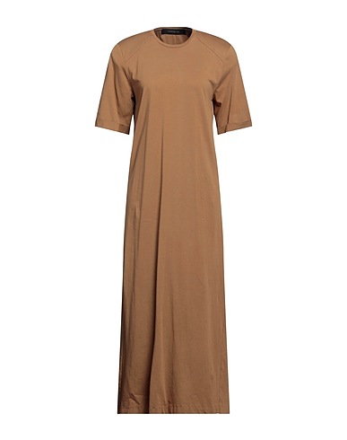 FEDERICA TOSI Midi dress Mustard 100% Cotton