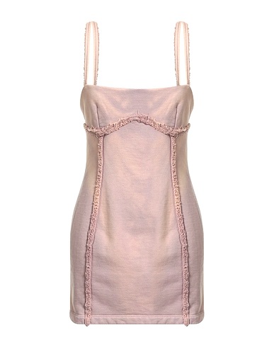 OFF-WHITE™ Short dress Antique rose 100% Cotton
