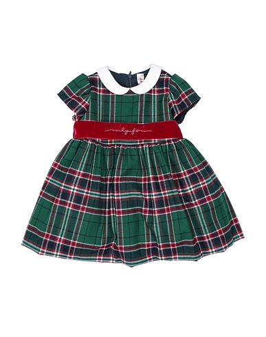 IL GUFO Babykleid Dunkelgrün 69% Polystyrol, 29% Viskose, 2% Elastan