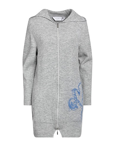 ELISA CAVALETTI by DANIELA DALLAVALLE Cardigan Light grey 38% Polyamide, 28% Acrylic, 17% Wool, 15% Viscose, 2% Elastane