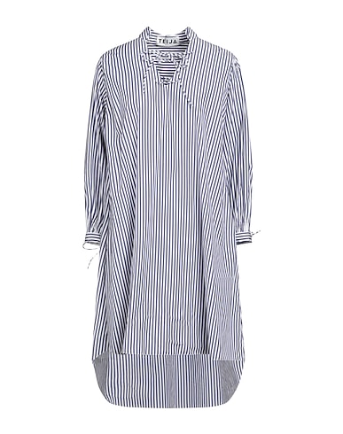 TEIJA Vestito corto Blu notte 100% Cotone