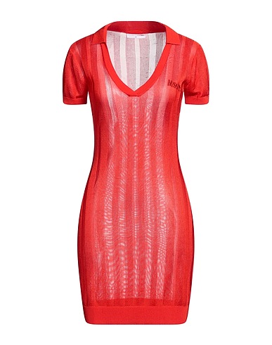 MORGAN STEWART SPORT Vestito corto Rosso 100% Rayon