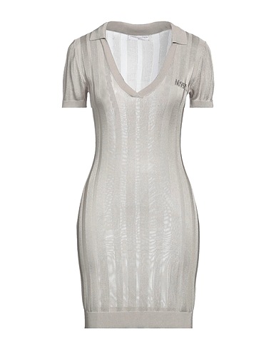 MORGAN STEWART SPORT Vestito corto Grigio chiaro 100% Rayon