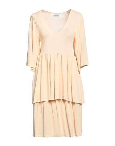 SCAGLIONE Midi dress Ivory 67% Viscose, 33% Cotton