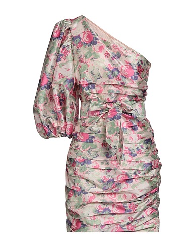 LOVESHACKFANCY One-shoulder dress Light green 100% Polyester