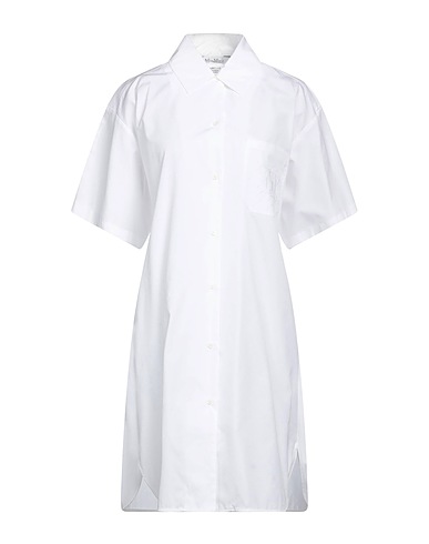 MAX MARA Shirt dress White 100% Cotton